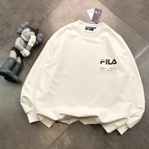 High Quality Fila Hoodie Black
