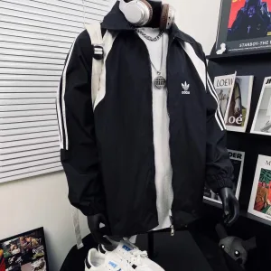 Luxury Reps Adidas Jacket Red Exquisite Workmanship Street Style