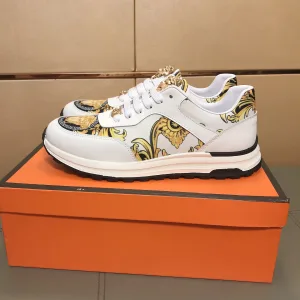 Luxury Versace Cowhide Casual Shoes