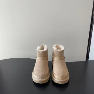 Designer Ugg Sheepskin Snow Boots