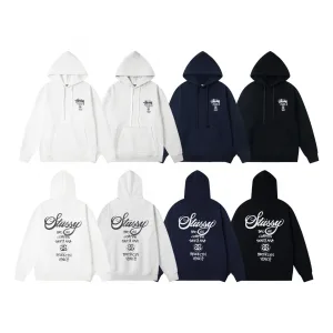 Luxury Reps Stussy Hoodie Ash Cotton Pure Easy To Match