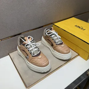 Luxury Fendi Casual Shoes Color Mesh