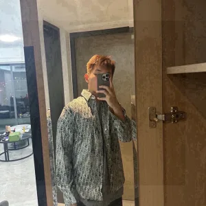 High Quality Dior Shirts Color Jacquard Denim Autumn Winter