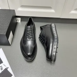 High Quality Prada Abs Leather Shoes