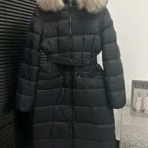 Designer Moncler Fox Fur Down Jacket