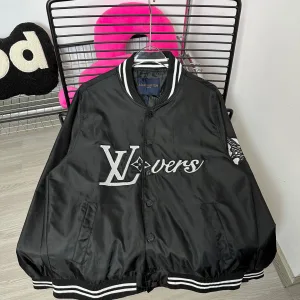 High Quality Louis Vuitton Jacket Red Embroidery