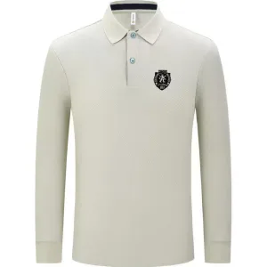 High Quality Dior Cotton Long-Sleeved Polo Shirt For Autumn