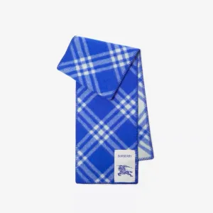 Super Clone Designer Burberry Scarf Blue Wool Cashmere Winter
