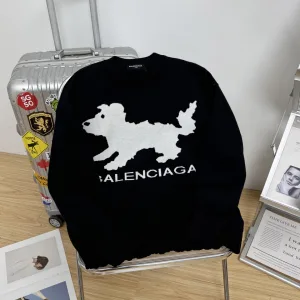 Reps Balenciaga Hoodies Red Jacquard Easy To Match