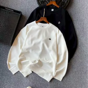 Luxury Designer Louis Vuitton Sweatshirt Red Cotton Silk Milk Woven Fabric Honeycomb Weave White