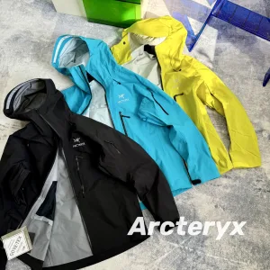 Super Clone AAA Archaeopteryx Jacket Red Gore-Tex Daily Commute Rock Climbing Patch