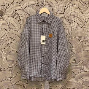 High Quality AAA Carhartt Shirt Red Leather Patchwork Patch