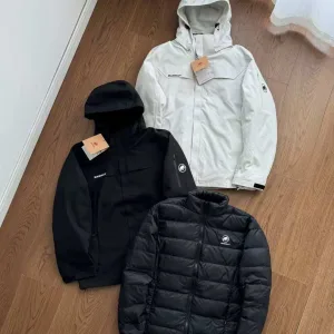 High Quality Designer Mammut Windbreaker Black Duck Down Light Outdoor Sophistication
