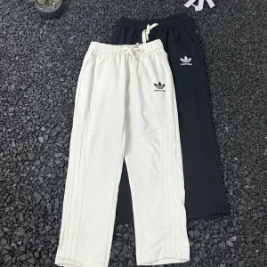 Designer AAA Adidas Sweatpants Red Cotton Pure Silk Exquisite Workmanship Easy To Match Winter