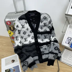 Designer Super Clone Louis Vuitton Outerwear Silk Wool Mohair Nylon Acrylic Jacquard Street Style Sophistication Autumn Winter
