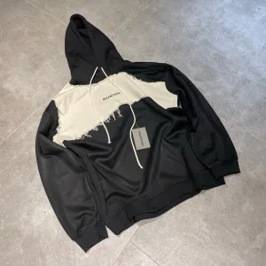 High Quality Balenciaga Hoodie Black Designer Style