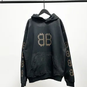 High Quality Balenciaga Hoodie Ash Cotton