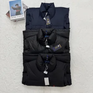 AAA Ralph Lauren Outerwear Red Duck Down Nylon Winter Embroidery