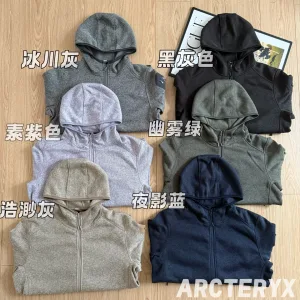 AAA High Quality Archaeopteryx Hoodie Red Sophistication Zippered Pocket