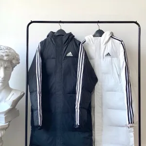 Luxury Designer Adidas Outerwear Red Cotton Down Polyester Easy To Match Winter