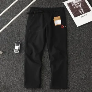 Super Clone Mammut Trousers Red Softshell Fabric Outdoor Windproof Autumn Winter And