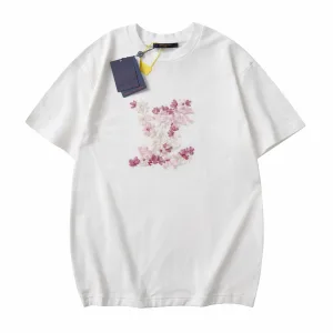 Reps AAA Express Short Sleeves Red Cotton Piqu Summer Winter Embroidery