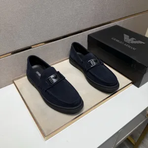 AAA Super Clone Armani Casual Shoes Color Genuine Leather