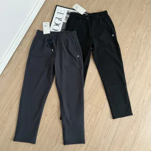 Luxury Lululemon Long Pants Red Silk Fleece Milk Light Exercise Autumn Winter Side Pockets