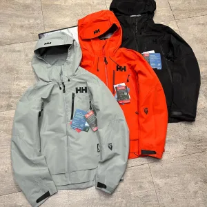 Luxury High Quality Helly Hansen Rain Jacket Red Summer