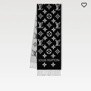 High Quality Designer Louis Vuitton Shawl Black Lady Wool Double-Sided Elegant