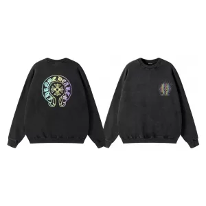 Reps Chrome Hearts Hoodies Ash Eva Cotton Pure Understated Luxury Exquisite Tailoring Style Foam Printing