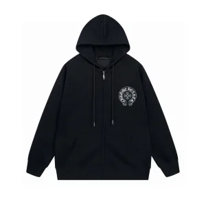 AAA Chrome Hearts Jackets Ash Cotton Xinjiang Ribbed Fabric