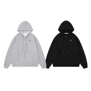 Reps Luxury Calvin Klein Jacket Red Cotton Pure Fleece Fabric