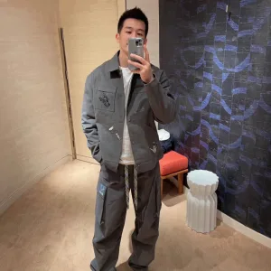 High Quality Super Clone Louis Vuitton Cargo Pants Ash Cotton Nylon Plain Weave Lace Suitable For All Body Types