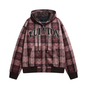 AAA Luxury Louis Vuitton Coat Red Silk