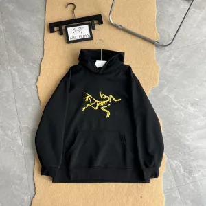 Luxury Reps Archaeopteryx Hoodie Black Cotton Pure Lace