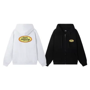 Designer AAA Our Legacy Jacket Ash Eva Cotton Fleece Streetwear Exquisite Tailoring Plastisol Printing