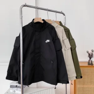 Reps Super Clone Nike Jacket Green Spring Slim Fit