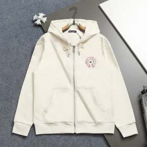 Luxury Chrome Hearts Hoodies Red