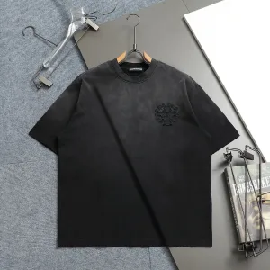 1:1 High Quality Chrome Hearts Abs Short-Sleeved T-Shirt For Summer