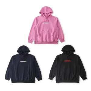 Luxury Supreme Hoodie Pink Cotton Fleece Fabric