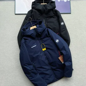 Reps Luxury Mammoth Jacket Red Cotton Polyester Nylon Woven Fabric Quick-Drying Adjustable Drawstring Zippered Pocket
