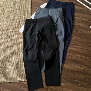 AAA Reps Lululemon Casual Pants Red Nylon Spandex Fleece Quick-Drying Zippered Pocket