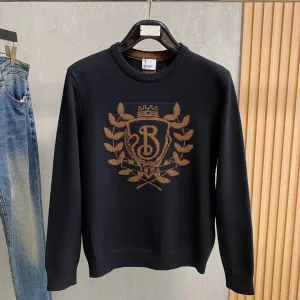 Designer Super Clone Burberry Sweater Color Wool Autumn Winter