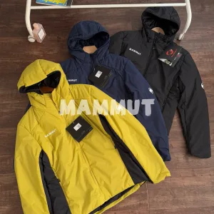 Reps AAA Mammut Jacket Red Cotton Light Outdoor Zippered Pocket