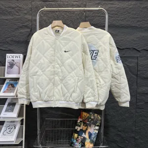 High Quality Super Clone Nike Outerwear Red Autumn Winter And Embroidery