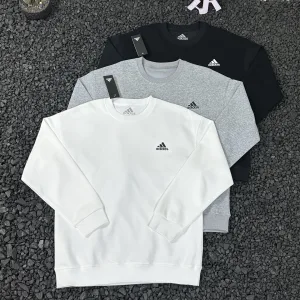 Super Clone Adidas Hoodie Red Cotton Easy To Match Autumn Winter And