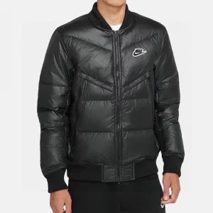 High Quality Reps Nike Outerwear Green Cotton Xinjiang Down Fleece Minimalist Style Winter
