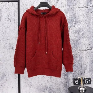 High Quality 1:1 Chrome Hearts Leather Sweater For Winter