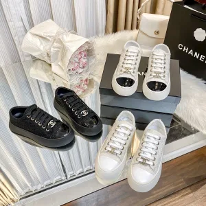 Reps Designer Chanel Sneakers Red Mesh
